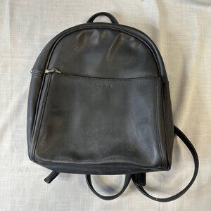 Vintage Nine West Vegan Leather Black Mini Backpack